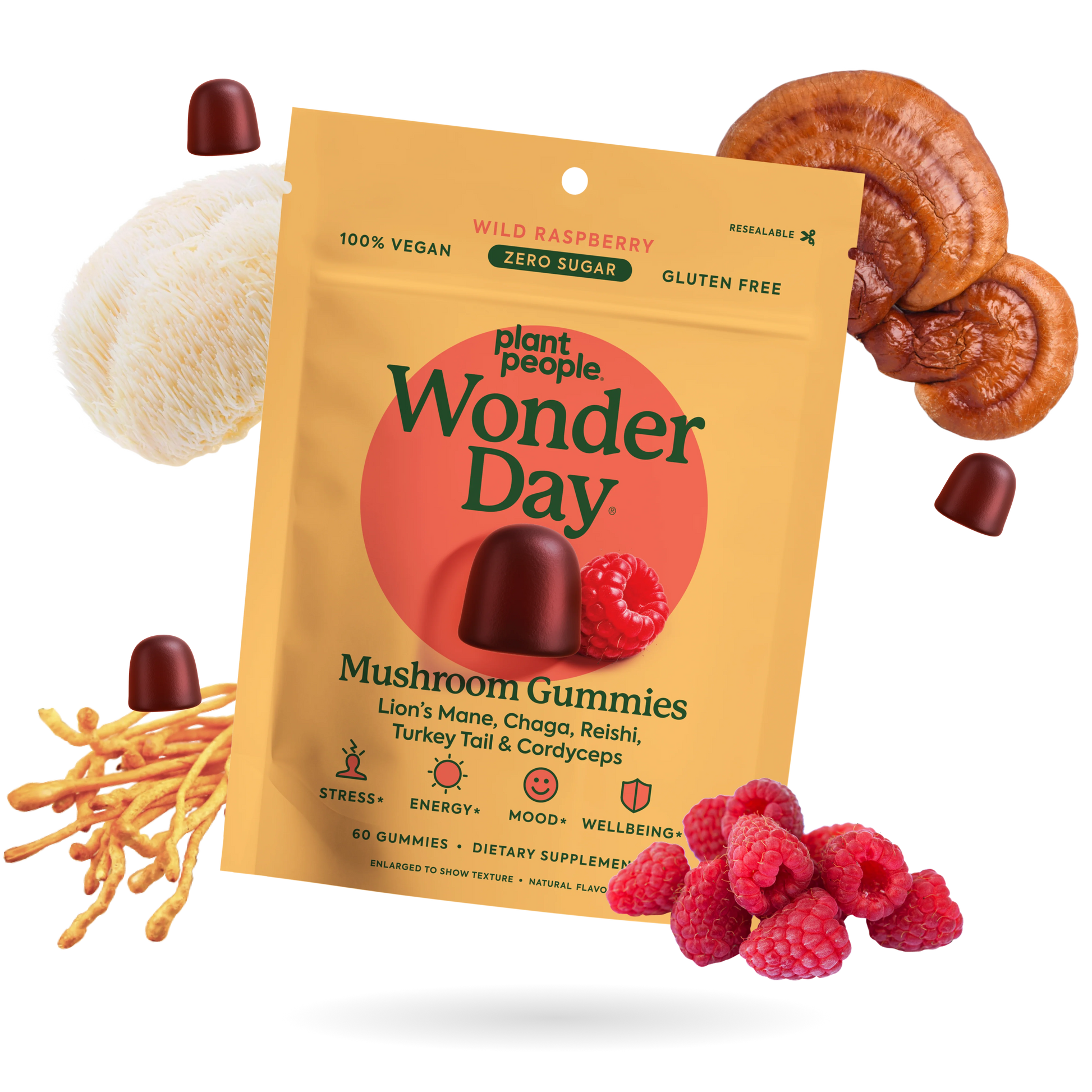Plant People Wonder Day Gummies